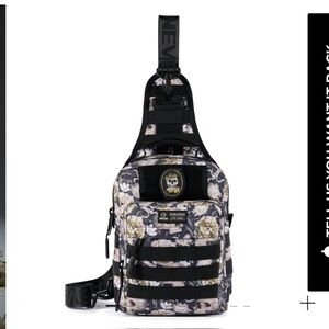 Wolfpak 9L tactical sling bag in eternal bloom